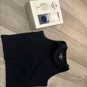 Hollister high neck tank tops